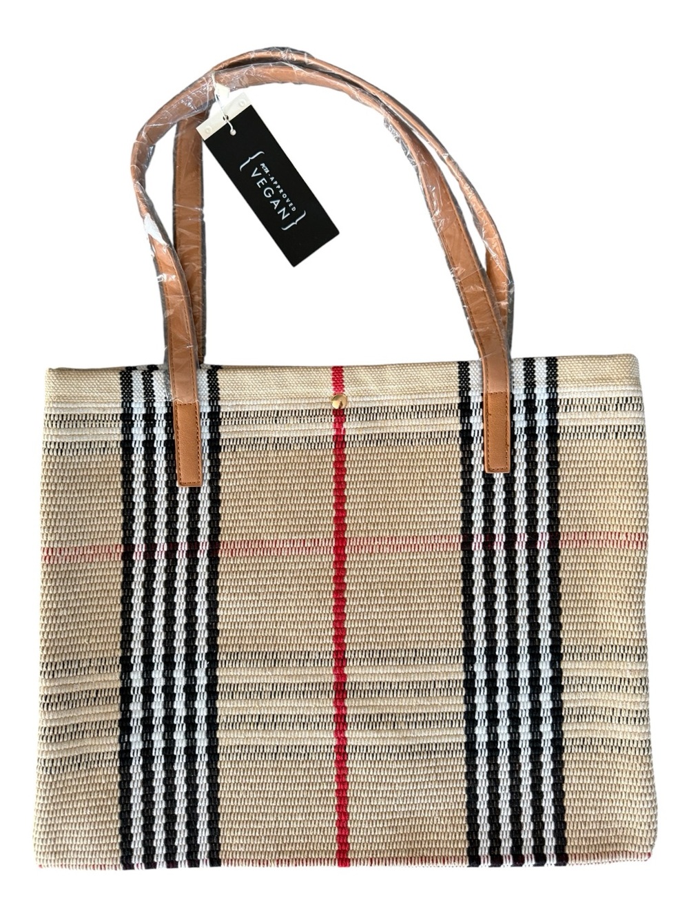 3 Woven Patterned Tote Bags New Cloth Woven Snap Closure - Multi Patterns - Picture 2 of 10
